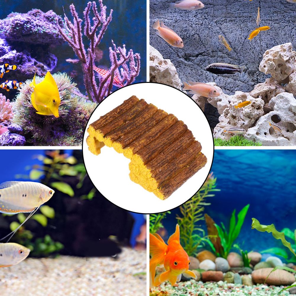 1pc Useful Durable Turtle Tank Decoration Fish Tank Landscape Turtle Terrace Climbing Platform for Aquarium Fish Tank