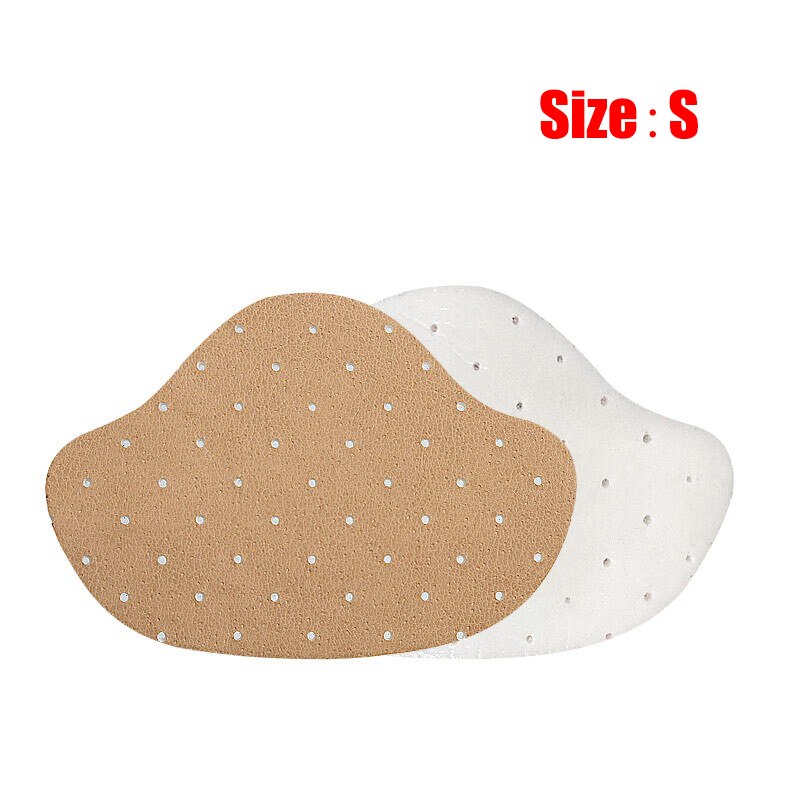 Plantillas antidesgaste para zapatos, pegatinas de látex para el talón, almohadillas de seguimiento, almohadillas ajustables para el pie, 2 piezas: Brown size S