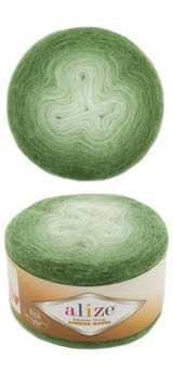 Alize Angora Goud Ombre Matik Garen 150 Gr-825 Mt 20% Wol-80% Acryl Breien Haak Breinaalden Vest-beanie-Trui: 7297