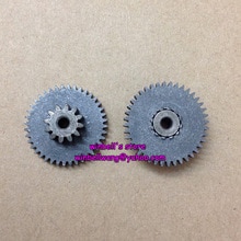 Engrenage en acier allié | Engrenage, double module 0.8 12 dents + 0.6 module 40 dents, engrenage 0.8M 12T + 0.6M 40T ~