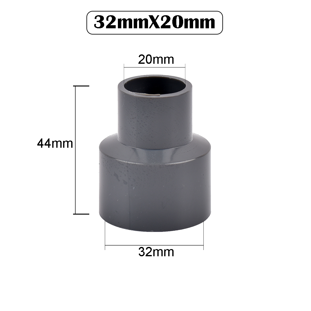 20/25/32/40/50mm Tuinirrigatie Slangkoppelingen PVC Rechte Reducer Fittings Water buis Aquarium Adapter: Goud