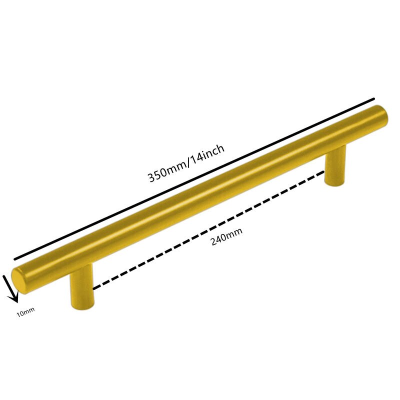 1Pcs Carbon Staal Staldeur Handvat Gate Handvat Pull Heavy Duty Houten Schuifdeuren Schuur Deur Pull Handvat Vintage Hardware: Golden