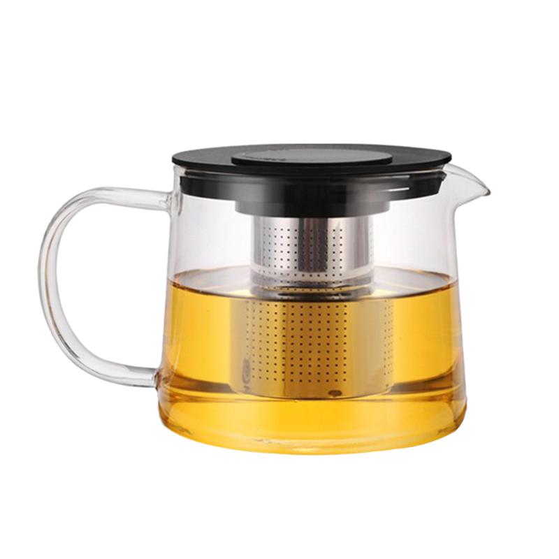 Household Glass Teapot Heat Resistant Glass Tea Pot Healthy Teapot Heatable Kettle 600ml/1000ml/1500ml