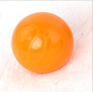 1 pièces balle rebondissante jouet balle coloré balle fosses en plastique souple océan balle eau océan vague balle jouets enfants enfant bébé: Rouge