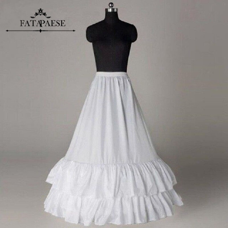 Ruffled Wedding Petticoat White Underskirt Women Crinoline Petticoats Wedding Girl Dress Jupon Mariage Wedding Accessories