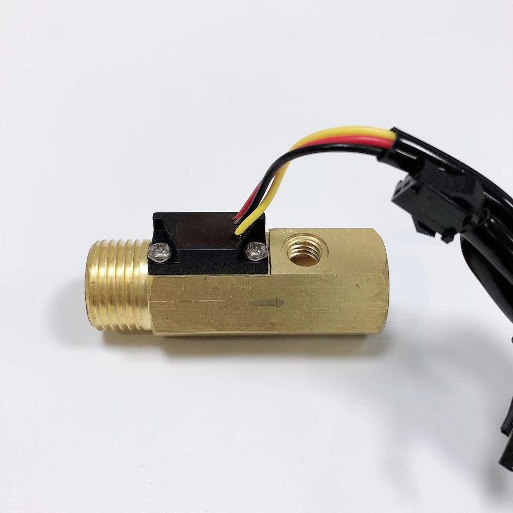 SEN-HZ21FH Mannelijke En Vrouwelijke Threads G 1/2 ''Messing Flow Sensor Pomp Pulse Niveau Schakelaar Voor Water Vloeibare Controle Tankless heater