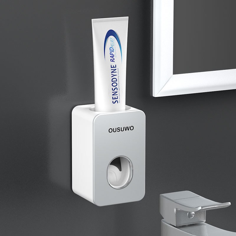 Wand-Mount Automatische zahnpasta spender badezimmer zubehör Zahnpasta Squeezer Zahnbürste Rohr Squeezer Drücken Halter