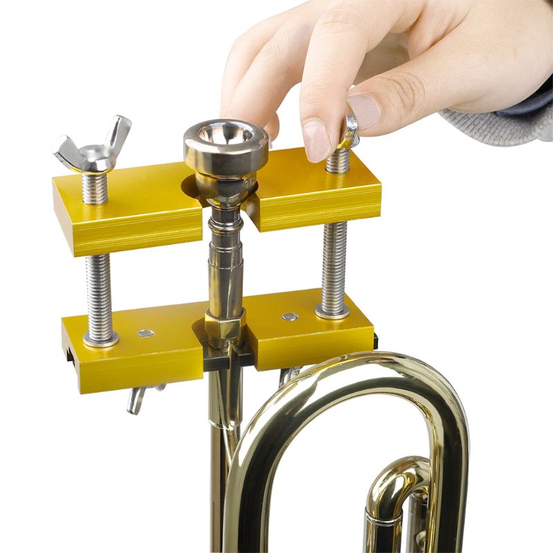 Mondstuk trompet extractor messing mondstuk verwijderaar 10 x 11 cm messing accessoires muziekinstrumenten