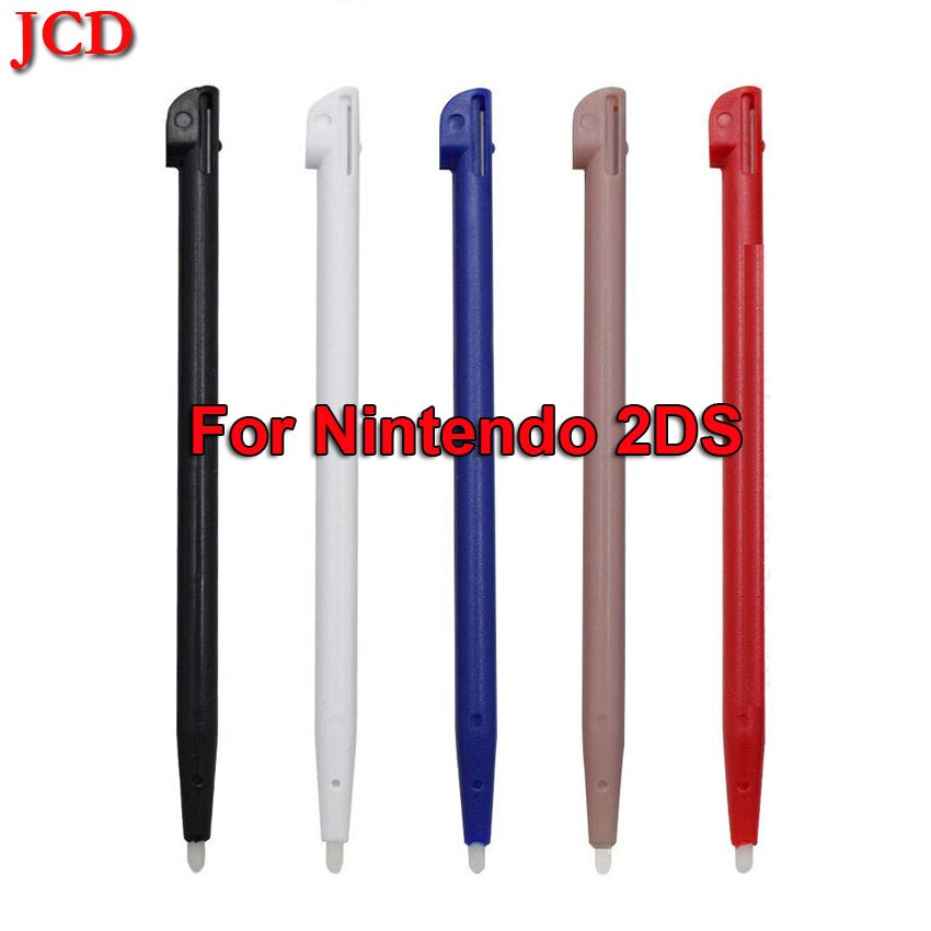 Jcd Game Console Mobiele Touch Pen Voor 2DS Slots Hard Plastic Stylus Pen Voor Nintendo 2DS Zwart Rood Blauw Wit roze
