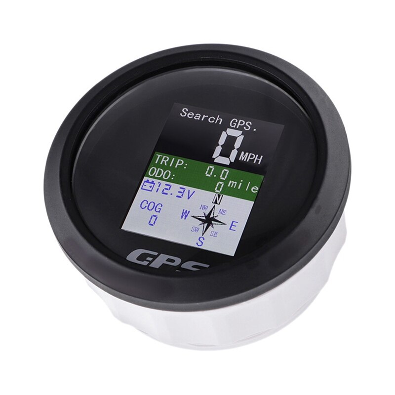 Auto Boot Motorfiets Smart Gps Snelheidsmeter Waterdicht 85Mm Tft-scherm Digitale Toerenteller Kilometerteller Met Gps Antenne