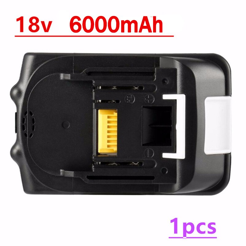 Bl1860 til makita 18v 18000 mah 18.0ah genopladeligt elværktøj batteri med led li-ion udskiftning  bl1860b bl1860 bl1850: Guld