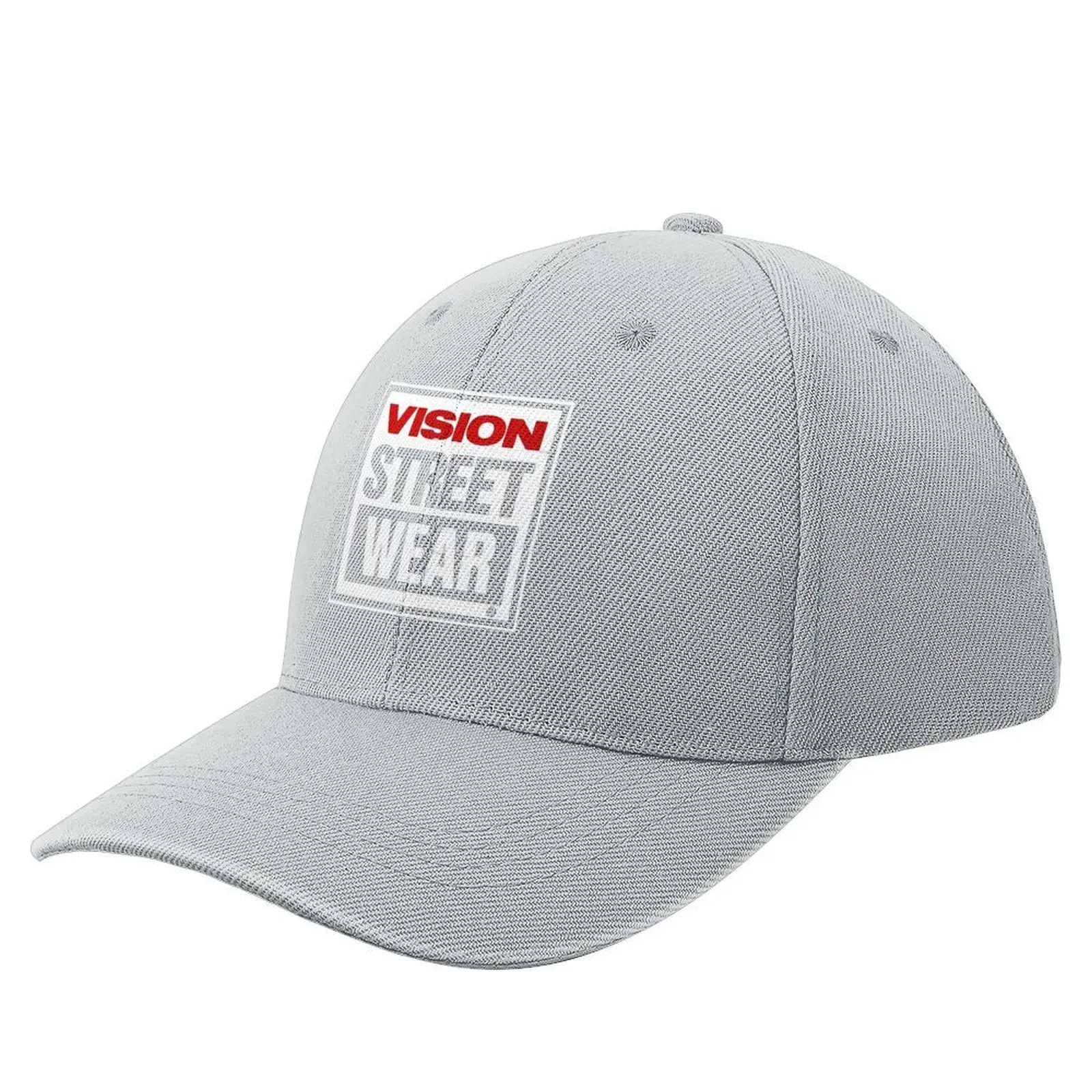 Vision skateboard, vision street wear baseballkasket i hat hat luksusmærke mærke mand kasket festhat mænd kvinder: Grå