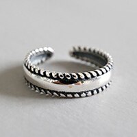 F.i.n.s 925 Sterling Zilveren Vrouw Mode Ringen Knuckle Ring Multi Stijlen Verstelbare Ringen Teen Ring Strand Voet Sieraden: JA202