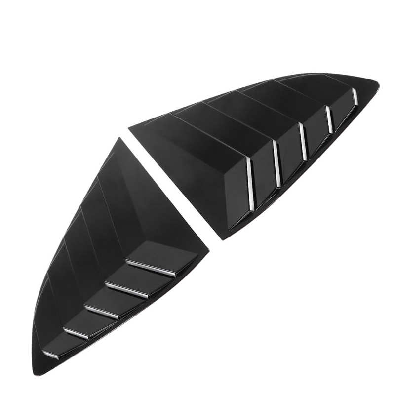 Rear Side Window Louver Air Vent Scoop Louvers Lightweight for Car