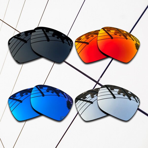 Lunettes de soleil polarisées de remplacement, , verres polarisés pour lunettes de soleil Oakley, différentes couleurs: All-Polarized 4 Pair
