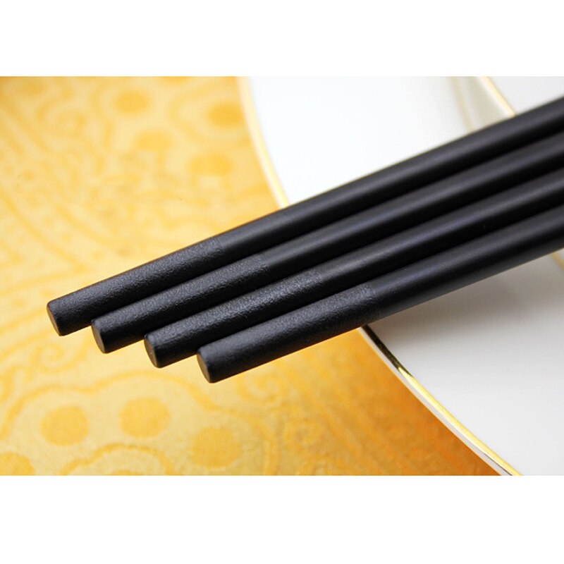 Vacclo 1 paar eetstokjes antislip keuken lange eetstokjes voor rundvlees sushi voedselstokjes hotel restaurant stokje herbruikbaar servies