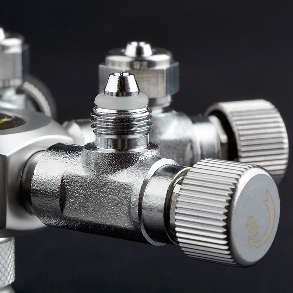 Vanne de régulation de séparateur de Co2 à monter soi-même, distributeur à voies multiples 2/3/4/5/6 voies, régulation indépendante, plante en alliage d&#39;aluminium