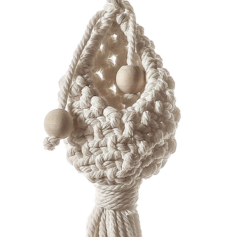 Handmade Macrame Plant Hanger Flower Pot Hanger for Wall Decoration Countyard Garden Hanging Plant