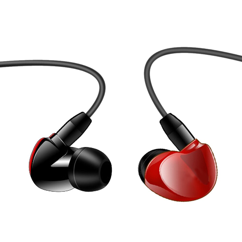 Sx538 draagbare subwoofer in-ear bekabelde oordopjes 3.5mm universele sport gaming muziek oordopjes met microfoon headset voor telefoon