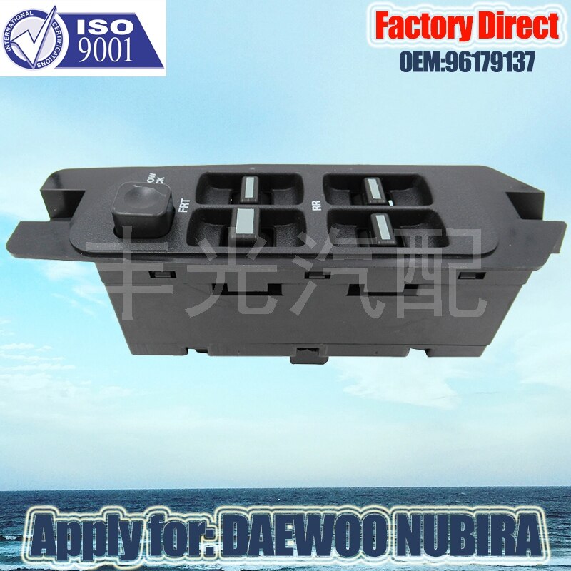 Factory Direct Auto Electric Window Power Switch Apply for DAEWOO NUBIRA LHD Driver Side 96179137 96210780