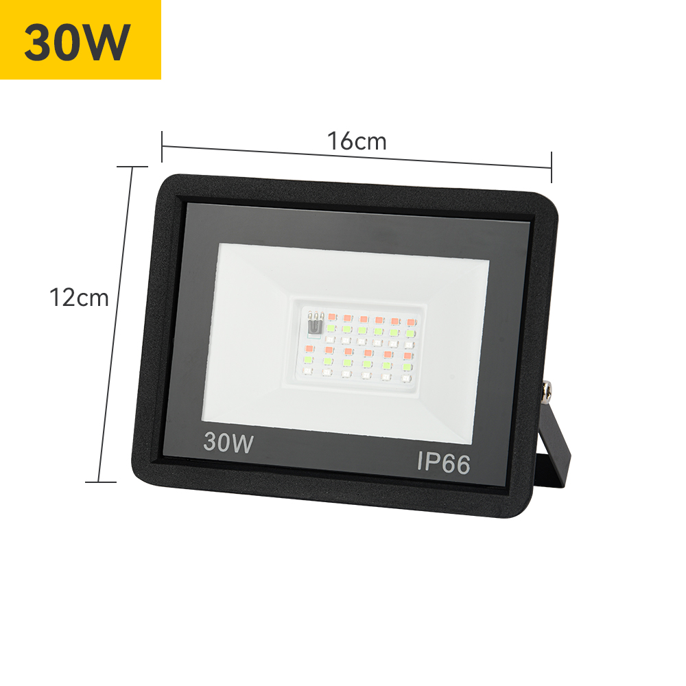 RGB Proiettore portato Riflettore Illuminazione Esterna 220V 30W 50W 100W IP66 Impermeabile Esterno RGB Faretto Lampade Illuminazione Paesaggio: verde