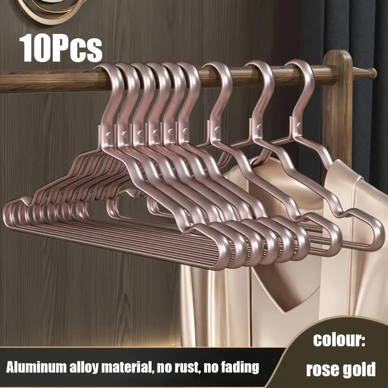 KleiderbüGel aus Metall, HemdkleiderbüGel mit glatter Oberfläche, langlebige, robuste KleiderbüGel, Standard-KleiderbüGel für Jacken und Hosen