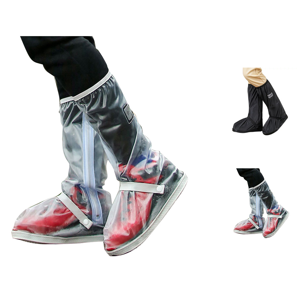 fundas de zapatos impermeables reutilizables para motocicleta ciclismo Botas de lluvia cubiertas impermeables zapatos de lluvia accesorios calientes