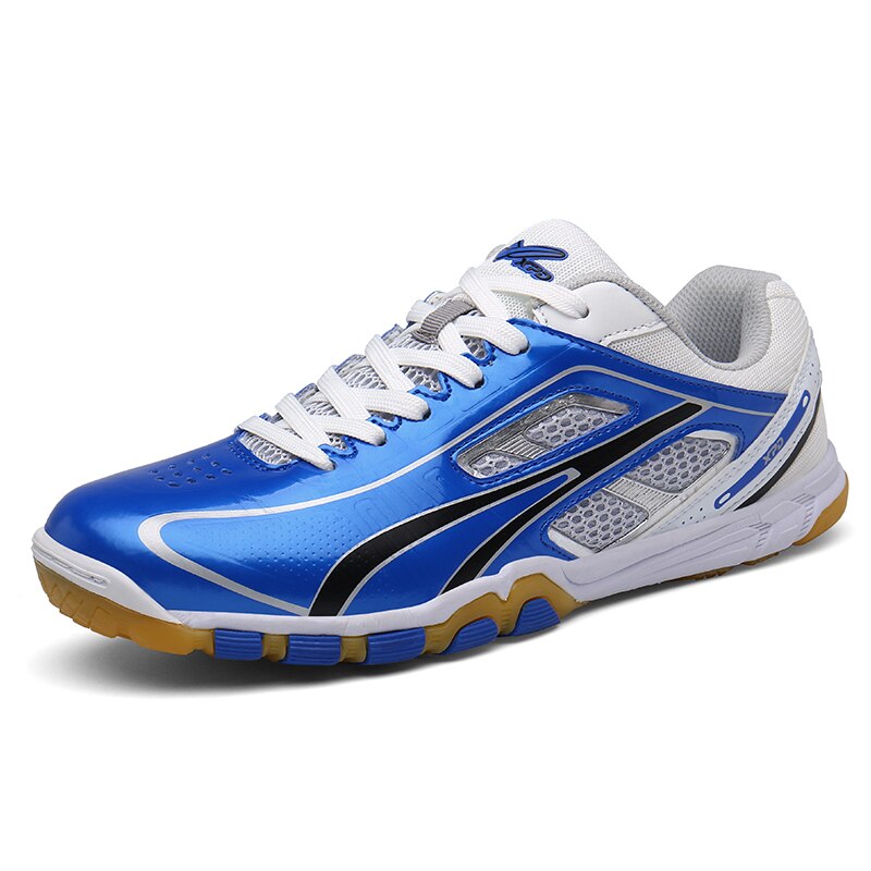 Mannen Badminton Schoenen Mannen Anti-Gladde Sport Schoenen Voor Mannen Sneakers Mannen Tennis Schoenen Zapatillas Hombre Deportiva: Blauw / 10