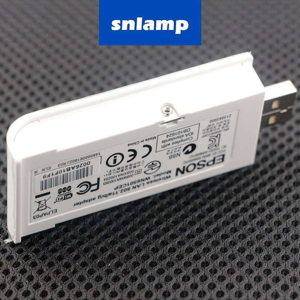 WIRELESS LAN ADAPTER FOR BrightLink 450Wi BrightLink 455Wi-T EB-G5750WU Projectors