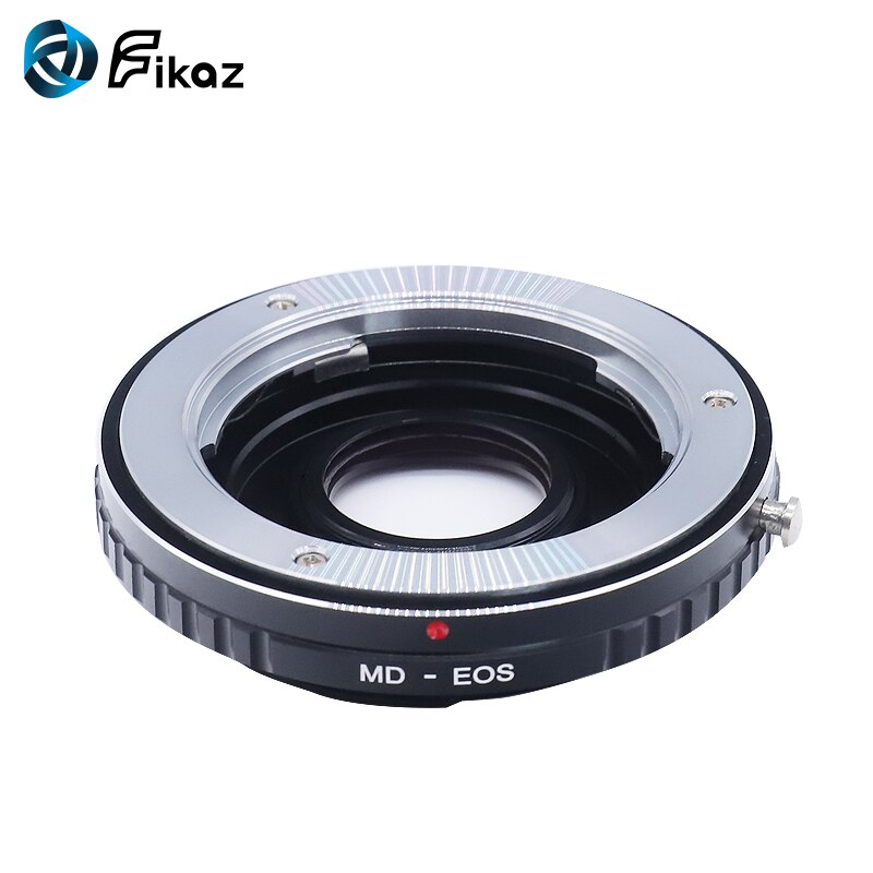 Fikaz pour MD-EOS adaptateur de monture d'objectif pour objectif Minolta MD vers Canon EOS EF EF-S boîtier de caméra