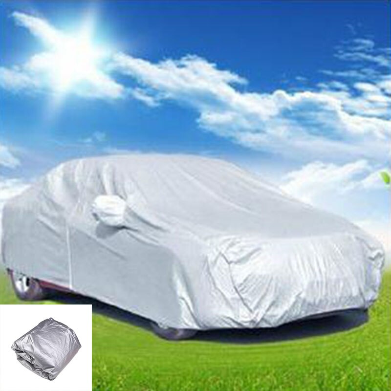 S-XXL universele auto full car cover auto kleding sneeuw ijs stof zon UV zonnescherm vouwen auto outdoor bescherming cover