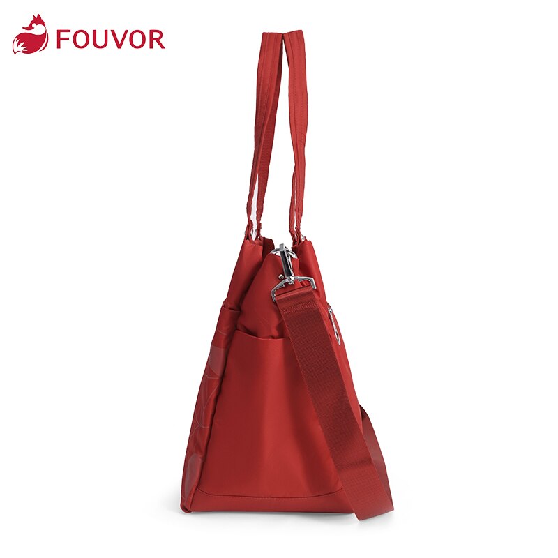 Fouvor Große-kapazität tasche frauen multi-tasche schulter tasche neue handtasche Oxford tuch handtasche leinwand umhängetasche 2915-13