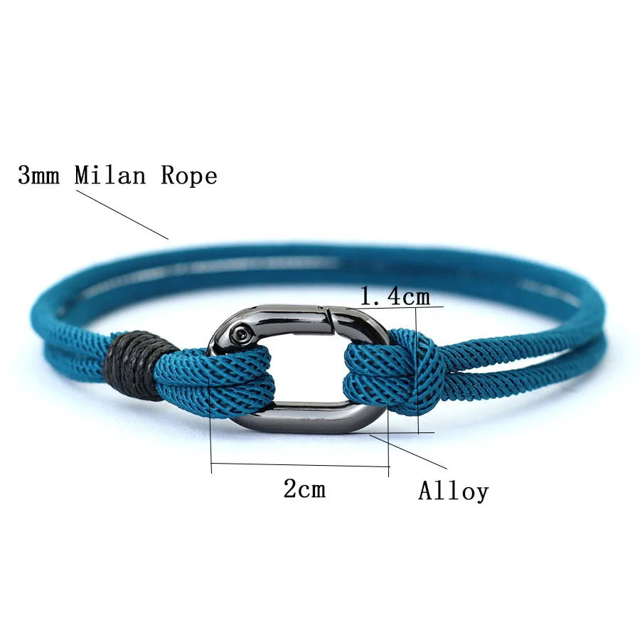 Noter Thin Thread Bracelet For Men Handmade Braided String Charm Braslet Outdoor Survival Braclet Stylish Knot Nautical Pulsera