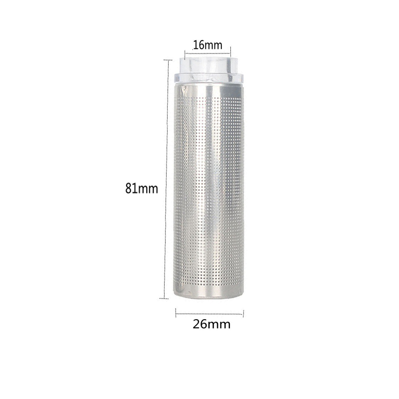 Aquarium Zufluss Einlass Filter Edelstahl Korb Mesh Net Filter Schutz Aquarium Filter Zubehör Intake Sieb Pre-Filter Abdeckung: Burgunderrot