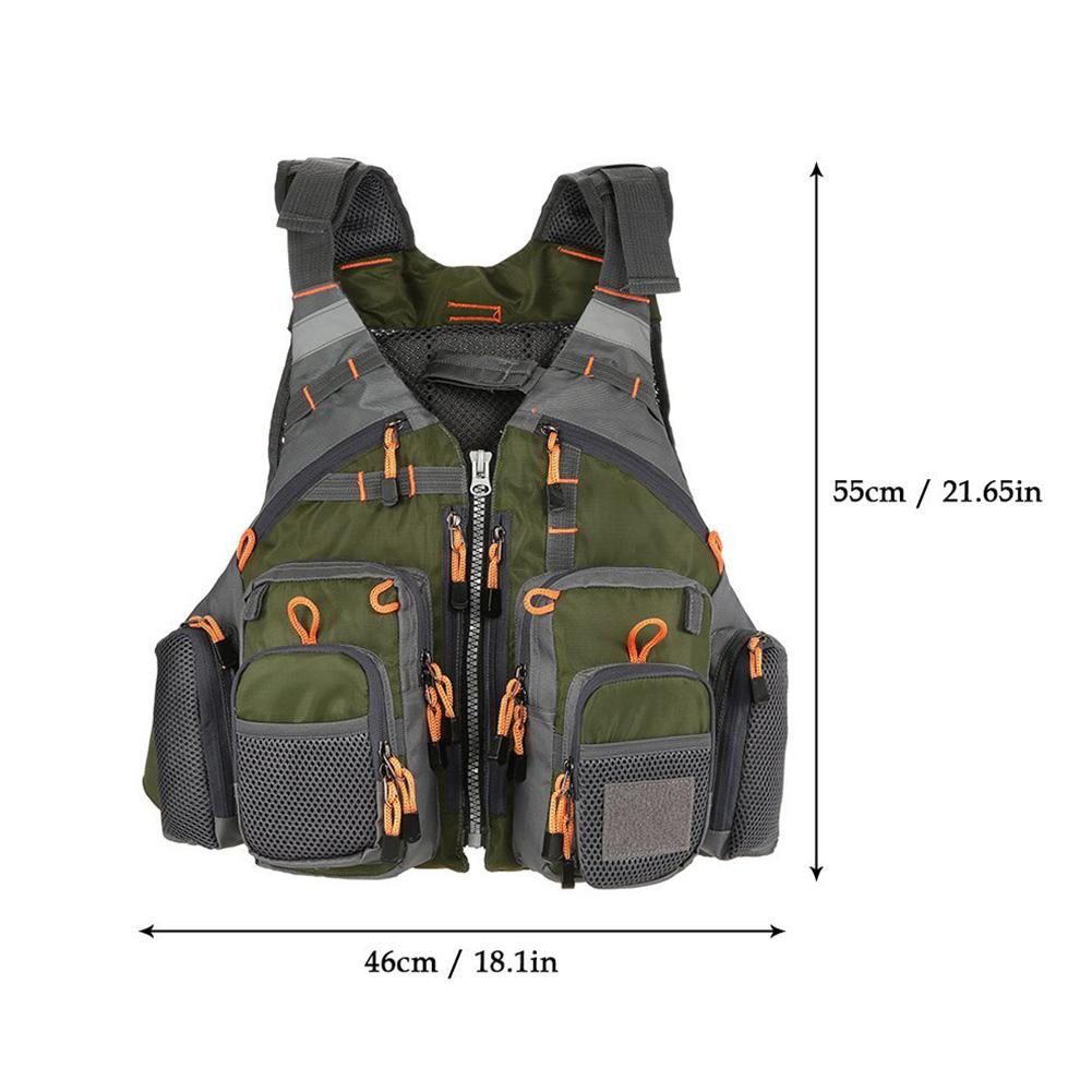 Chaleco salvavidas de adultos no transpirable poliéster malla seguridad vida plegable chaqueta pesca natación deriva velero chaleco chaqueta