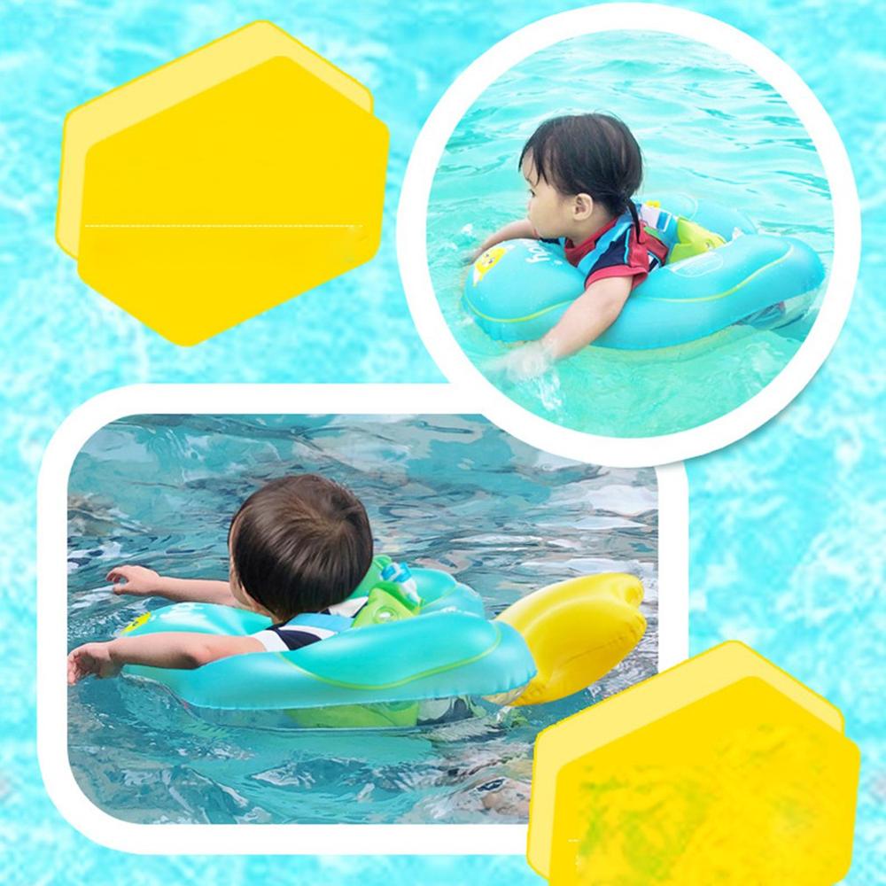 Baby Zwembad Ring Opblaasbare Baby Drijvende Ring Kids Float Zwemmen Zwembad Accessoires Cirkel Verstelbare Bad Speelgoed Voor
