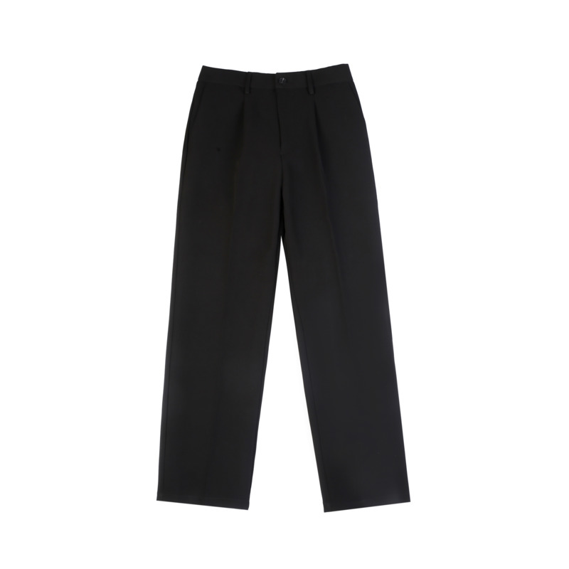 Zomer Pak Broek Mannen Slanke Mode Kaki Grijs Zwart Jurk Broek Mannen Koreaanse Losse Rechte Dunne Casual Broek Mens Brede been Broek