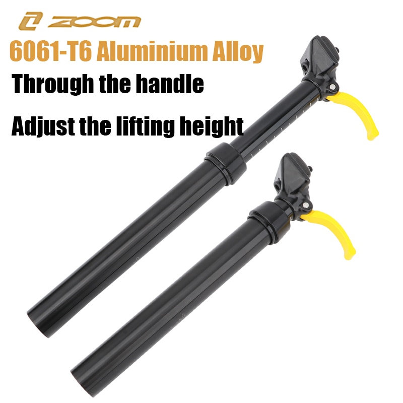 Powiększenie teleskopowy wioślarz sztyca zacisk sztycy wioślarz górski hydrauliczny zakraplacz 30.9/31.6*375MM siodło Mtb rura kontrola chowany