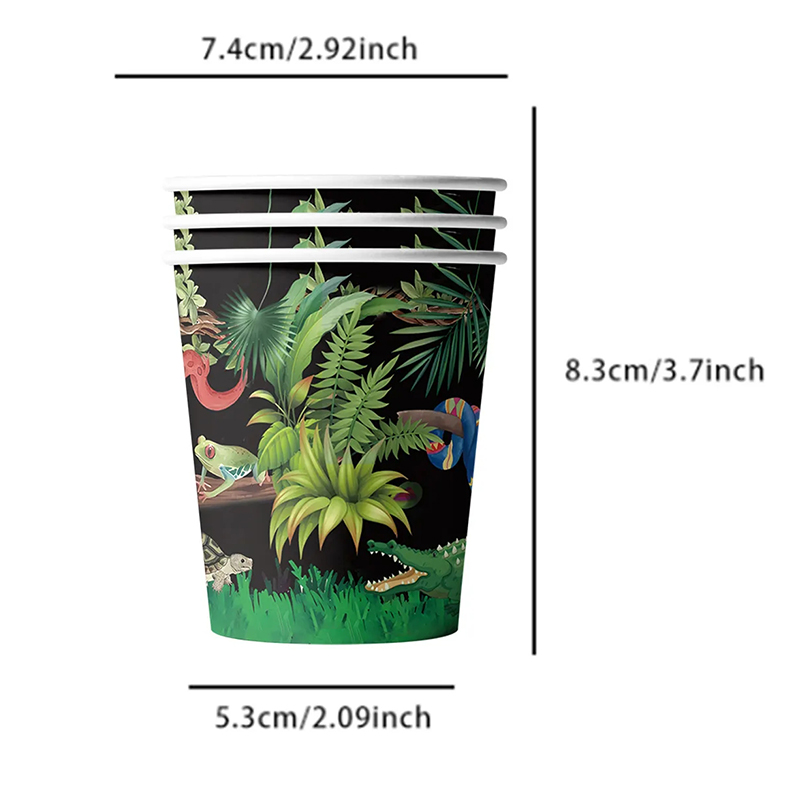 Reptile Birthday Party Decoration Lizard Snake Crocodile Paper Cups Plates Napkins Tablecloth Balloons for Kid Boy Baby Shower: army green