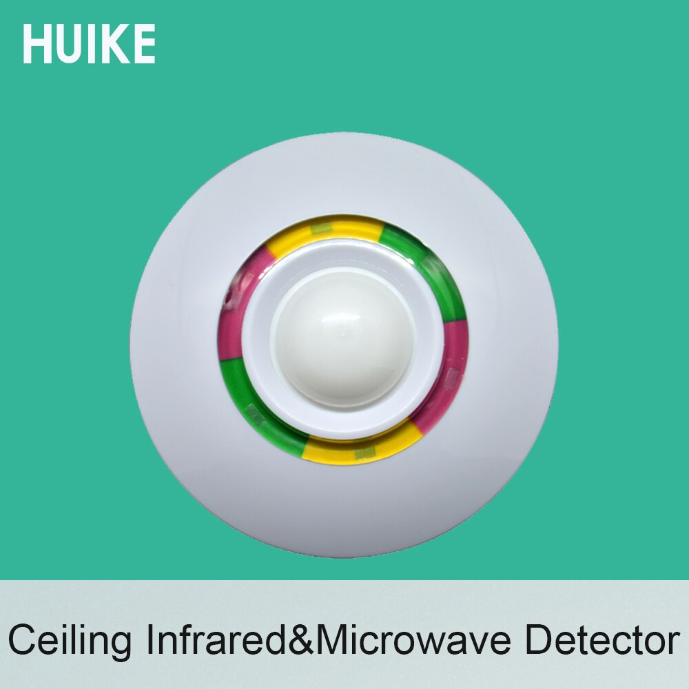 wire Ceiling Infrared and microwave detector use for alarm system PIR motion anti theft Burglar alarm sensor NC signal output