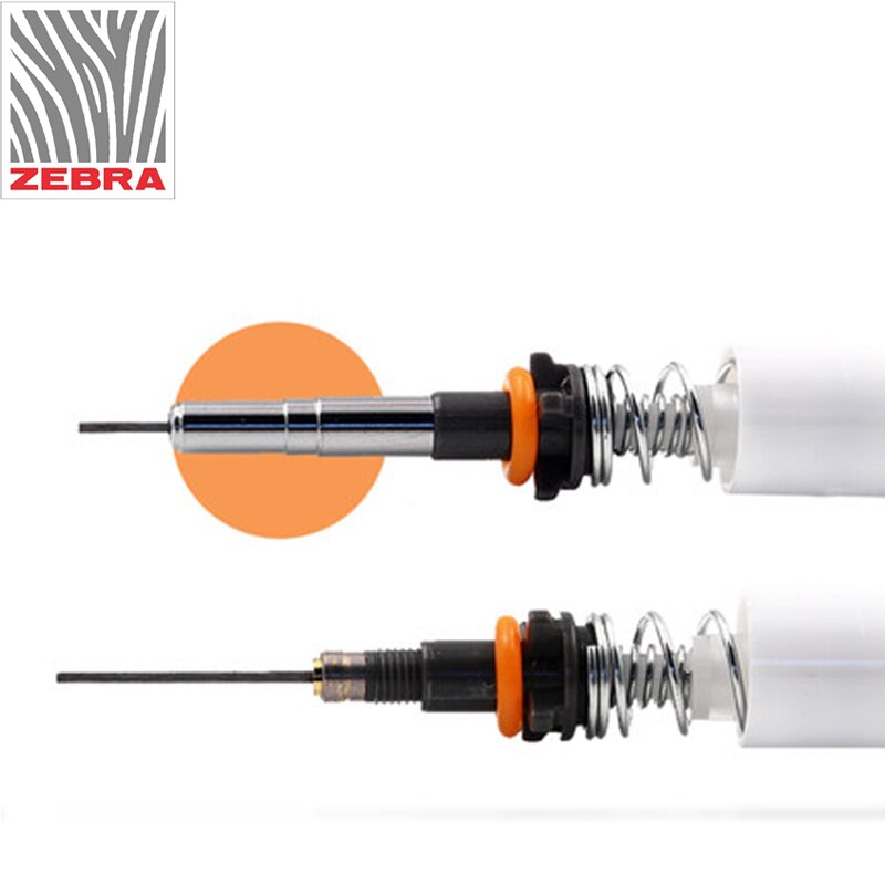 2 st/lot zebra  ma85 delguard mekaniska pennor  - 0.5 mm - 6 färger urval skrivtillbehör kontor &amp; skolmaterial