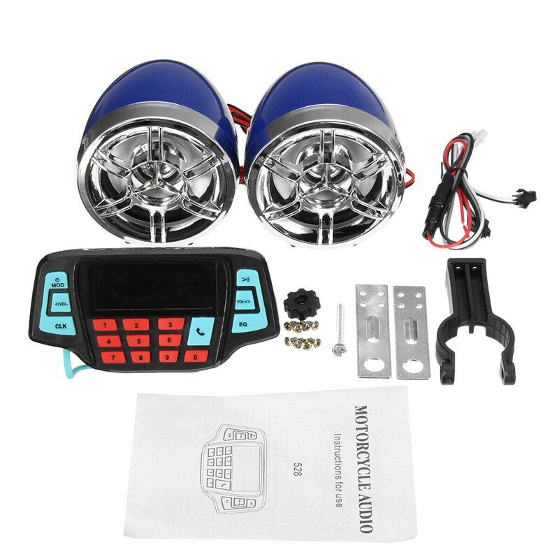 Motorcycle Sound System MP3 Bluetooth o Radio Stereo Speaker Amplifiers