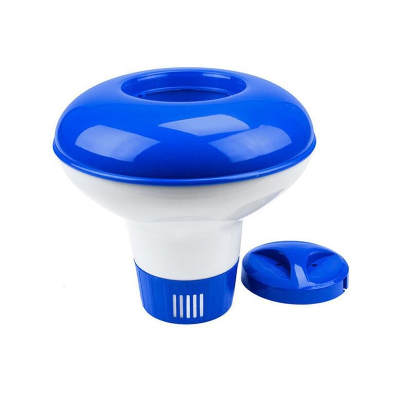 Swimming Pool Automatic Medicine Disinfection Dosing Device Swimming Pool Floating Pill Cup Box 5 Inch 1pc