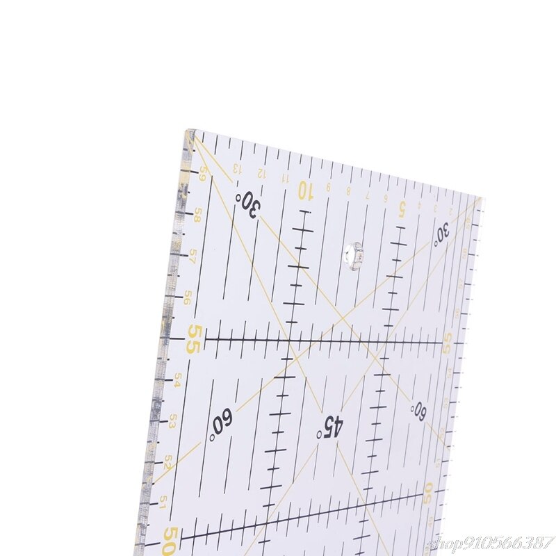 Ferramenta de corte régua para bordar retalhos, 30/45/60cm, espessura transparente, faça você mesmo o21 20