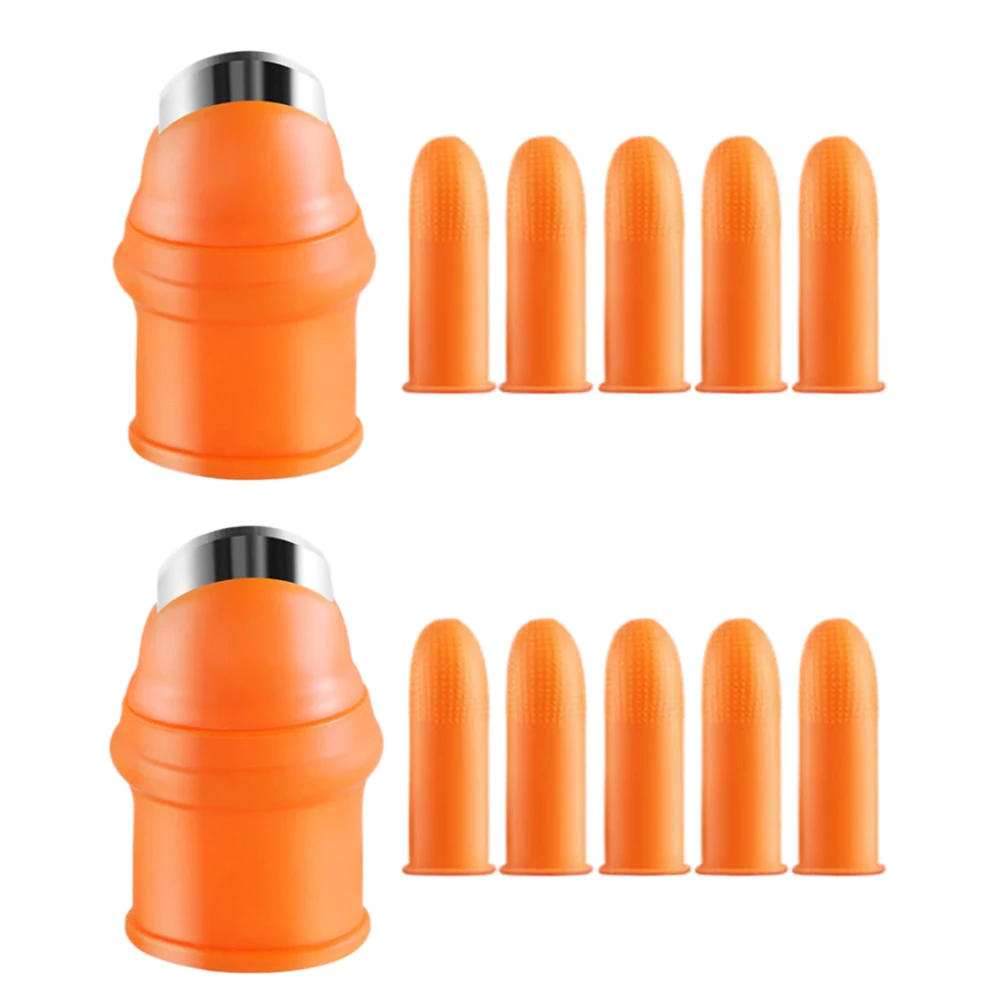 Silicone Thumb Knife Set Fruit and Vegetable Picking Potted Plants Trim Gardening Trim Tool for Picking Plant Fruit Vegetable