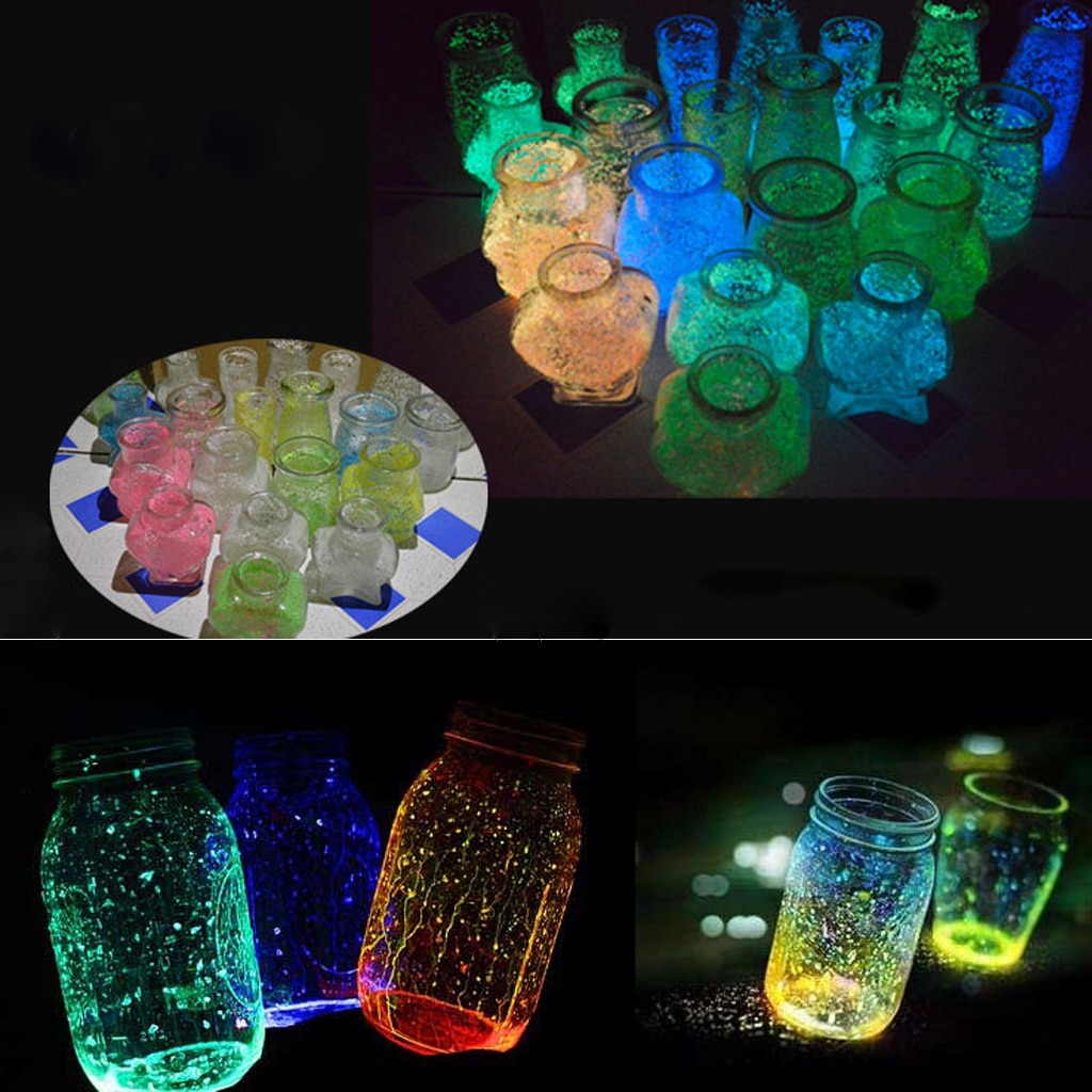 Piedras fluorescentes luminosas que brillan en la oscuridad, accesorio decorativo para jardín, decoración artesanal, para fiestas, vacaciones y deseos