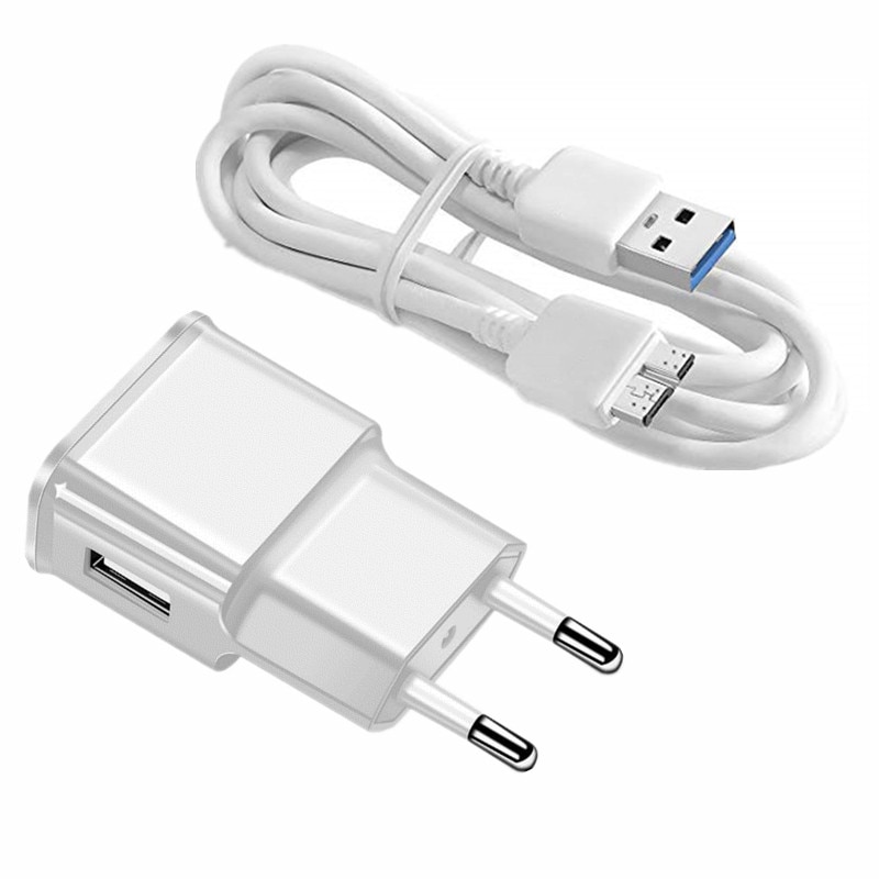 Snelle Micro Usb 3.0 Opladen Kabel Voor Samsung Galaxy S5 Opmerking 3 I9600 N9008 Adapter Eu Plug Wall Charger Mobiele telefoon Kabel