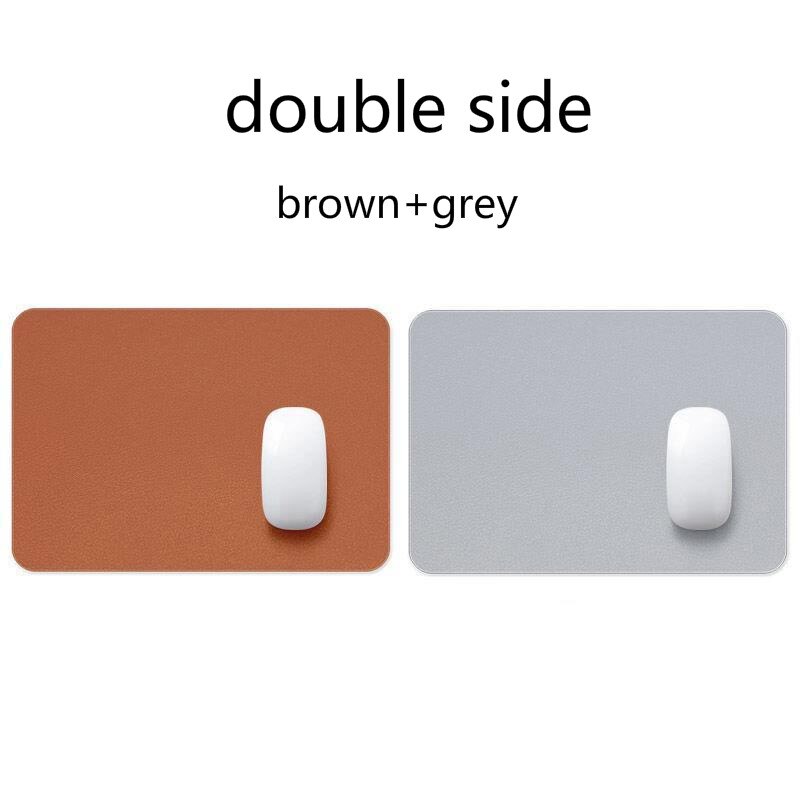 21X25Cm Muismat Mini Waterdichte Pu Lederen Deskpad Leuke Bureau Matten Laptop Muis Mat Toetsenbord Desktop Protector kantoorbenodigdheden: 21x25cm D