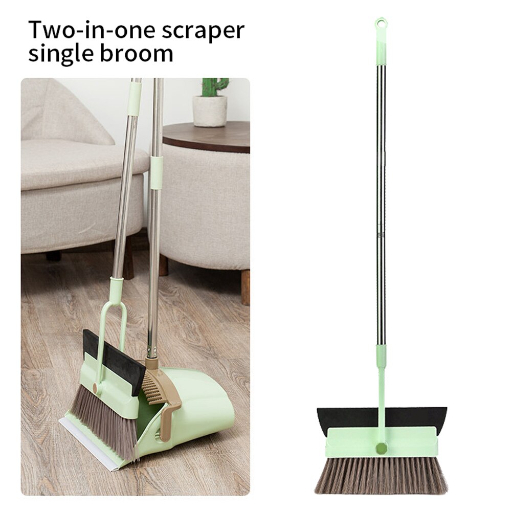 Brush Floor Detachable Handle Handheld Ergonomic Cleaning Broom Sweeping Bathroom Multifunctional Home Kitchen Soft 2 In 1