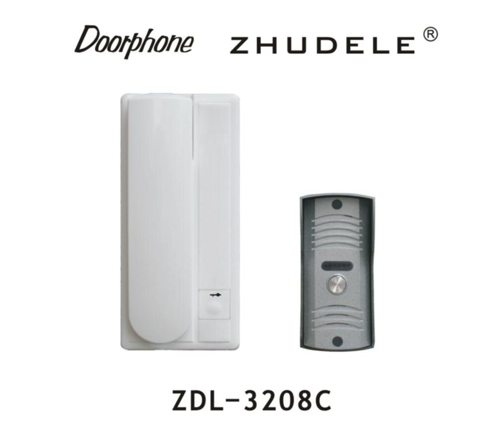 Top Intercom Home Interphone Audio Doorbell /Audio Doorphone System w/t unlocking/2-way intercom functions